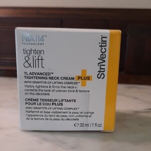 NWT.  UNOPENED.  StriVectin Tighten & Lift Neck Cream Plus